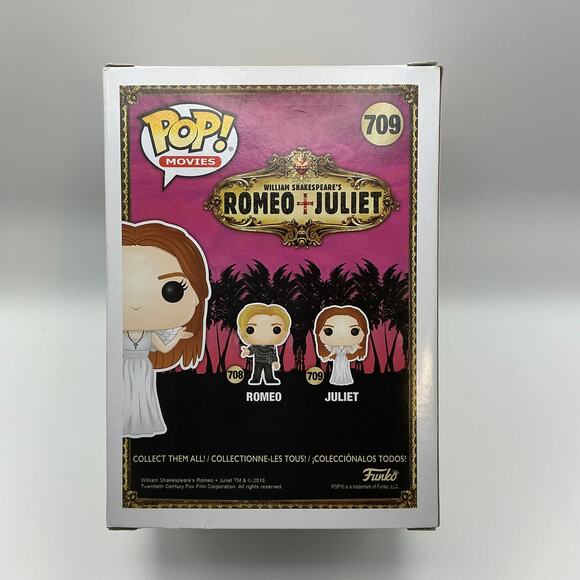 Romeo and Juliet Funko Pop - Juliet #709 - Box Damage - Picture 3 of 6